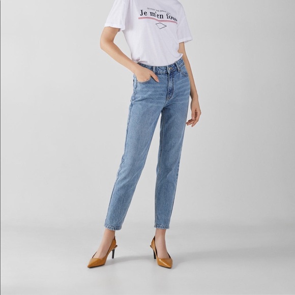 bershka cigarette jeans